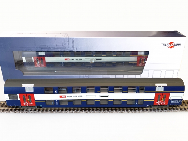 SBB Doppelstockwagen DPZ S-Bahn Zürich – Tillig 73809 (H0) DC